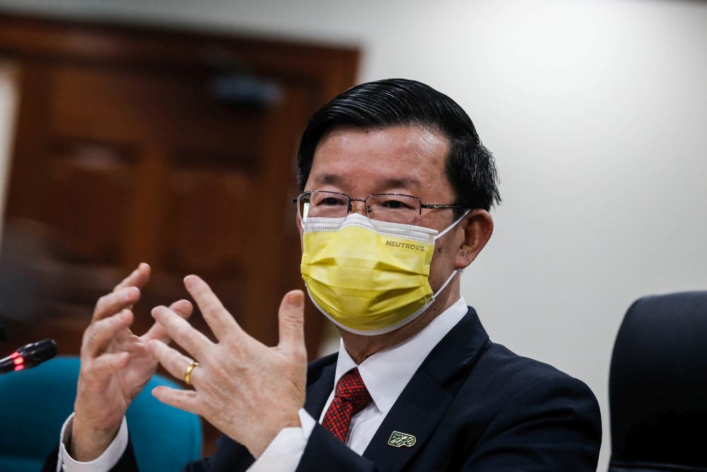 nPenang Chief Minister Chow Kon Yeow speaks to the press at Komtar, George Town November 18, 2020. u00e2u20acu201d Picture by Sayuti Zainudinn