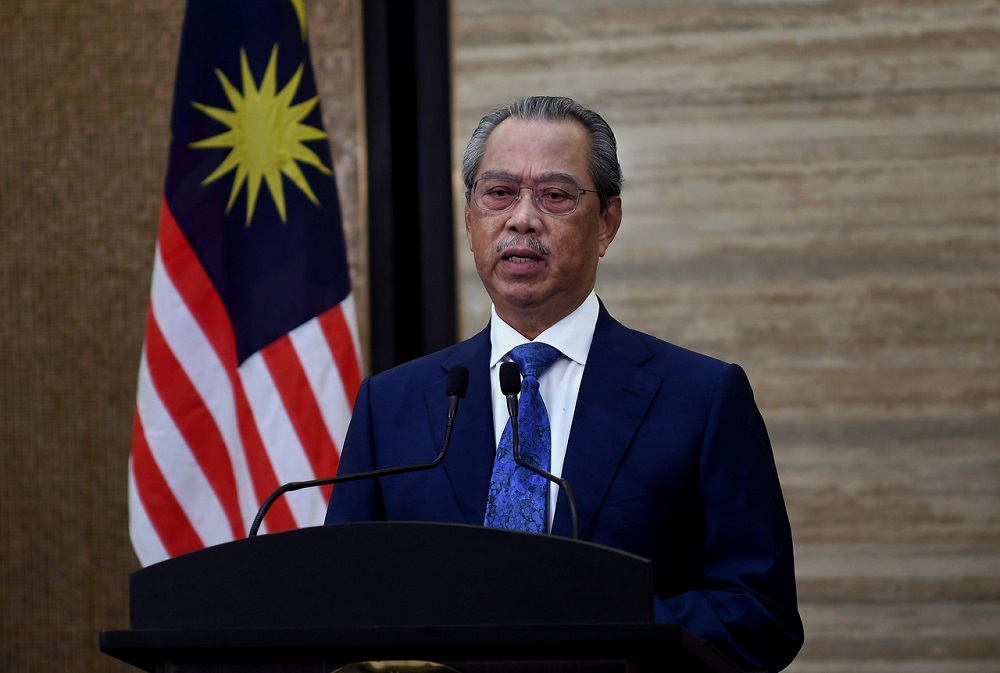Prime Minister Tan Sri Muhyiddin Yassin said the long-term outlook for gas was brighter than that of other fossil fuels because of its comparatively lower cost and lower emissions from production. ― Bernama pic