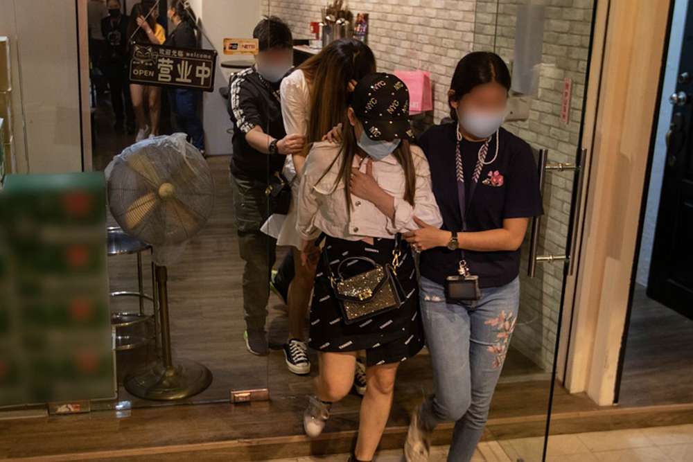 The police raids on three Singapore entertainment venues on November 11, 2020. u00e2u20acu201d Singapore Police Force pic via TODAY