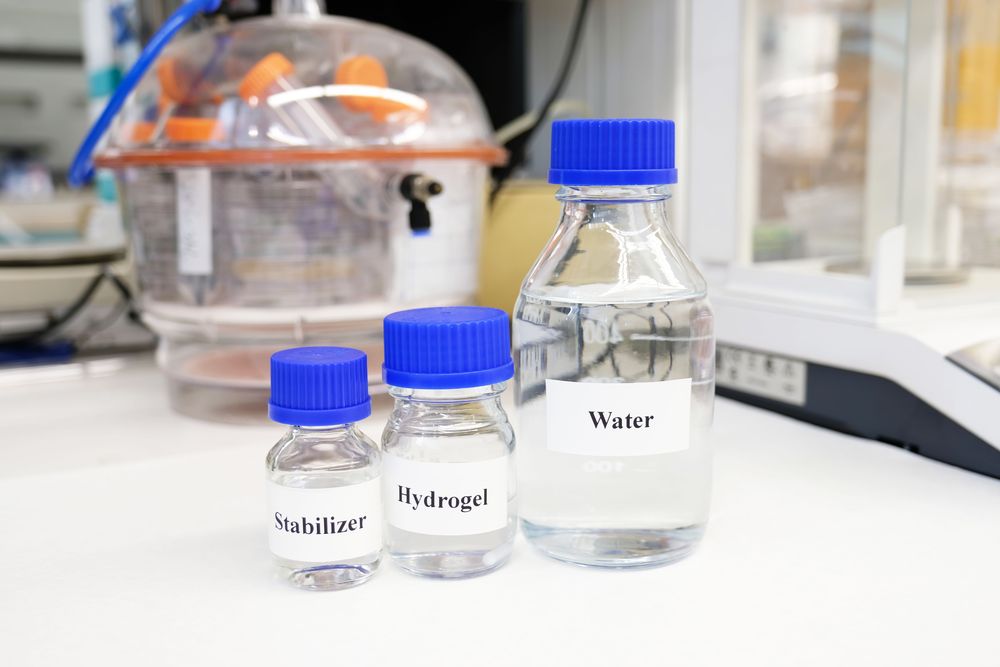 The liquid mixture used to create the smart window is made from micro-hydrogel, water and a stabiliser. — Nanyang Technological University pic via TODAY