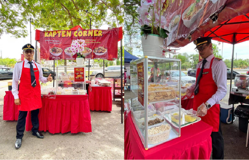 Azrin said that his uniform has been a hit amongst his customers. ― Picture via Facebook/Mohamad Zawawi Ahmad