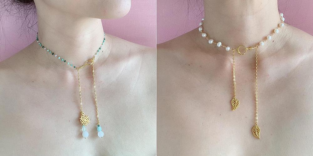 The Pink Yakuza chokers come in various designs with prices ranging from RM129 to RM199. — Pictures courtesy of Poesy Liang — Pictures courtesy of Poesy Liang