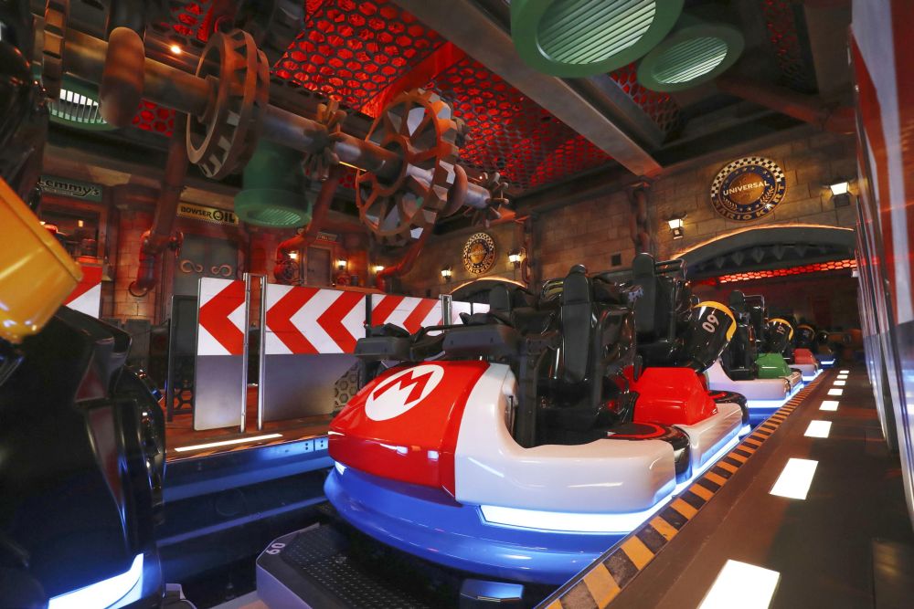 Mario Kart Station at Super Nintendo World, a new attraction area featuring the popular video game character Mario at the Universal Studios Japan theme park in Osaka November 30, 2020. u00e2u20acu201d Reuters pic