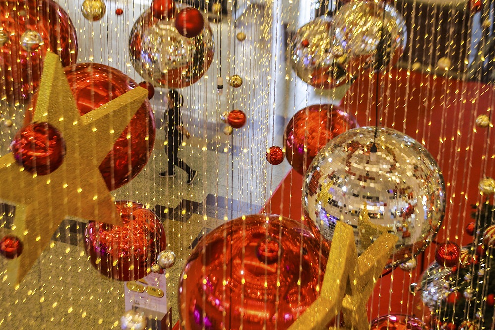 Christmas decorations at Times Square shopping mall in Kuala Lumpur November 26, 2020. u00e2u20acu201d Picture by Hari Anggara 