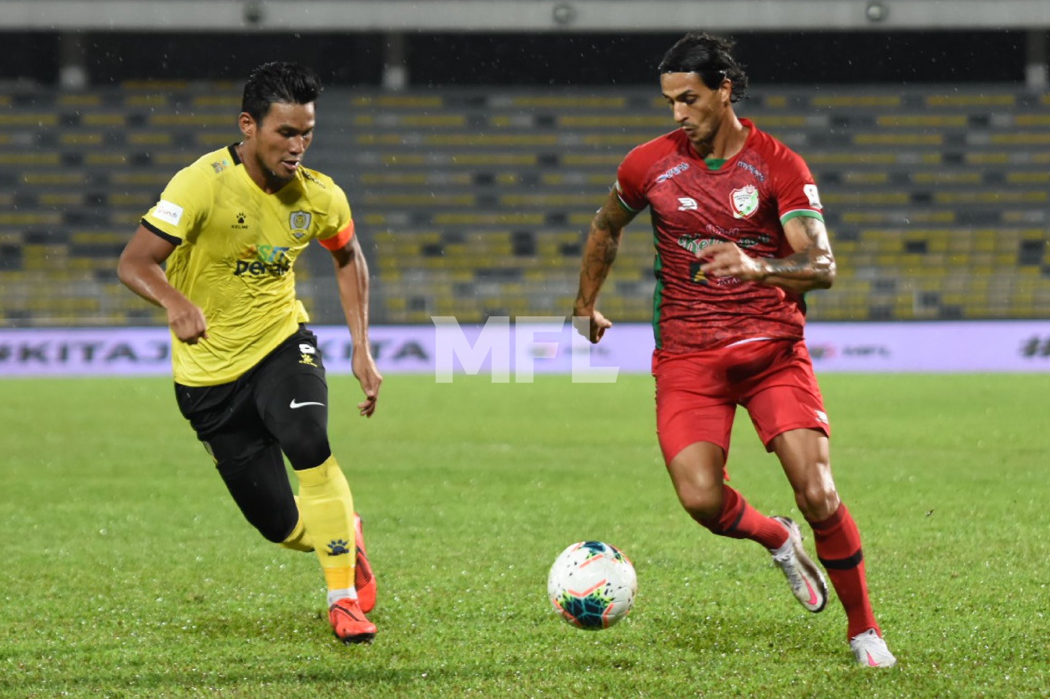 UiTM FC edged out two-time champions Kelantan in a 3-2 victory at the Manjung Municipal Council Stadium to advance to the quarterfinals November 8, 2020. u00e2u20acu201d Picture via Twitter/Bernama