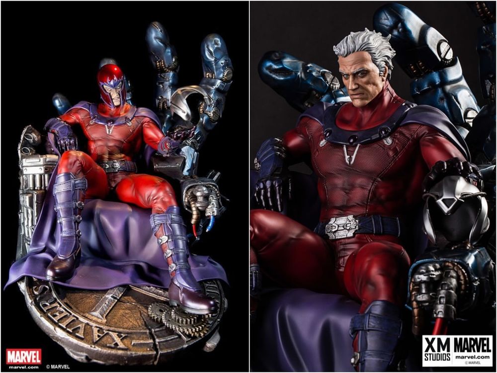 XM Studios’ big break came with the launch of its Magneto figurine (pictured) in 2014. It is now considered the ‘holy grail’ of Magneto pieces among collectors, with a resale value of S$6,750. — Photo by XM Studios