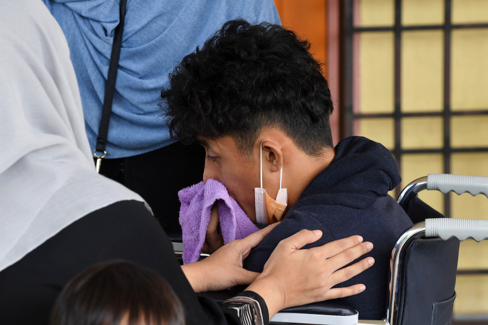 Johor Darul Tau00e2u20acu2122zim (JDT) footballer Muhammad Syafiq Ahmad was involved in a car accident at Km163 on the North-South Expressway in Sungai Bakap early this morning, December 6, 2020. u00e2u20acu201d Bernama pic 