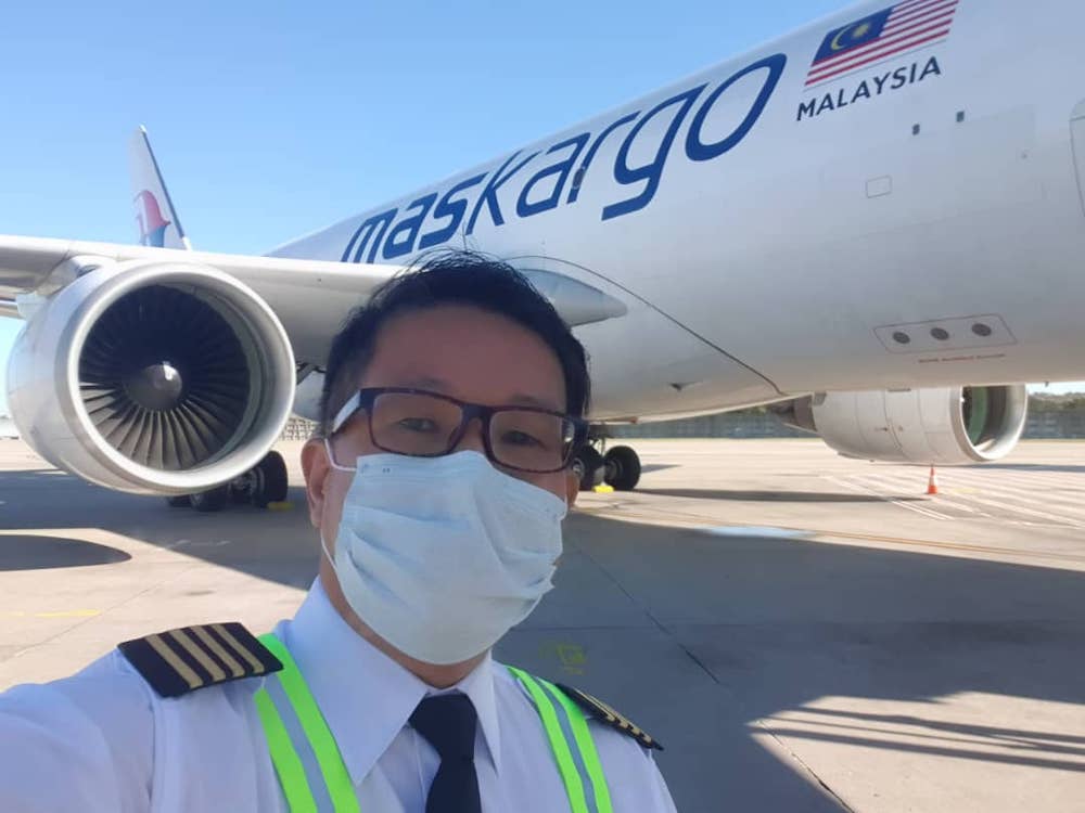 Captain Andrew Lui Kok Kean says it is important to challenge yourself and learn something new. u00e2u20acu201d Picture courtesy of Malaysia Airlines Berhad