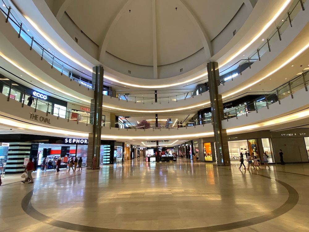 Malls in Kota Kinabalu, usually bedecked in glitzy Christmas decorations at this time of the year, are seeing only sporadic crowds, usually on weekends. u00e2u20acu201d Picture by Julia Chan 