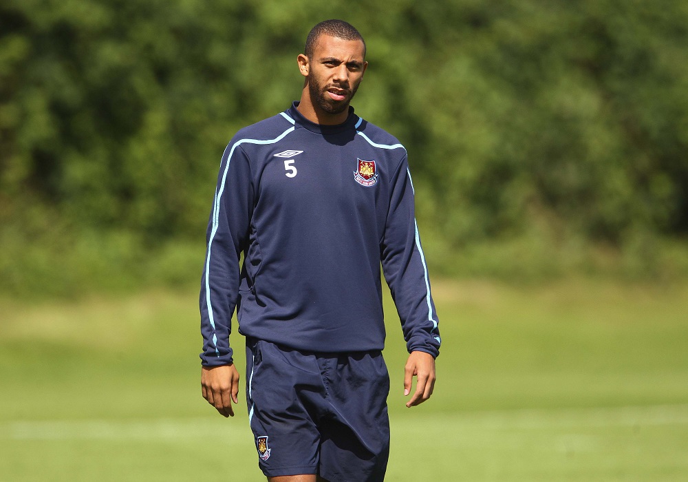File picture showing West Ham Unitedu00e2u20acu2122s Anton Ferdinand during training at the West Ham United Training Ground in Chadwell Heath August 14, 2008. u00e2u20acu201d Action Images/Andrew Couldridge Livepic via Reuters