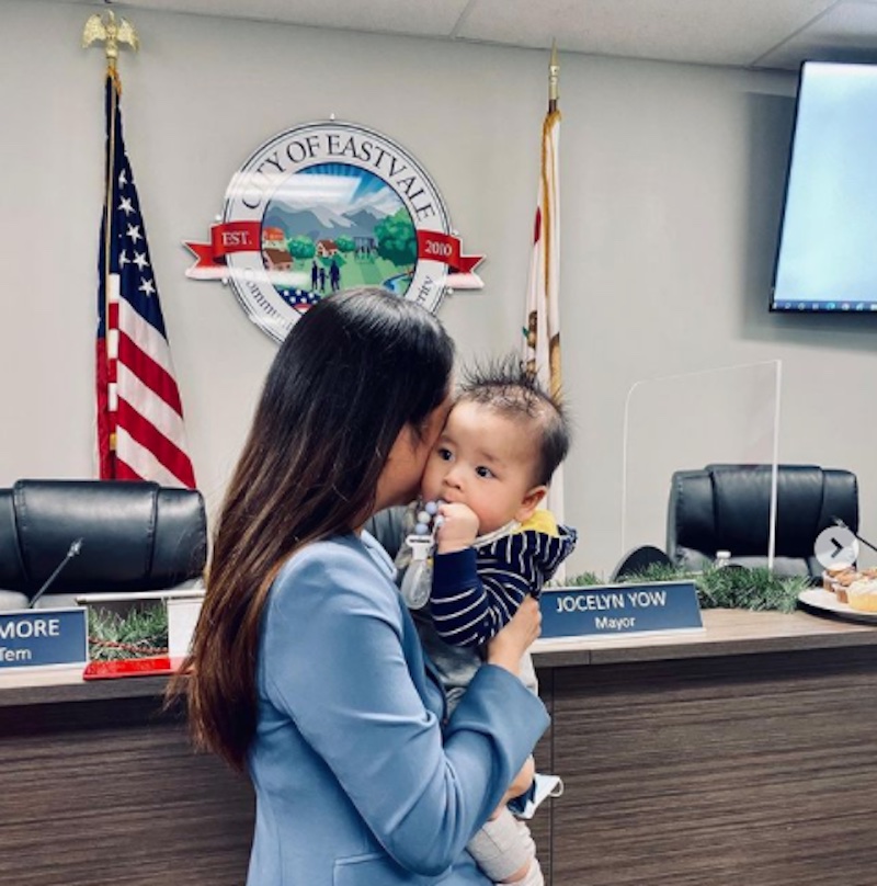 Jocelyn Yow is the first person of colour to be mayor of a California city. u00e2u20acu201d Picture via Instagram/jocelyn_yow
