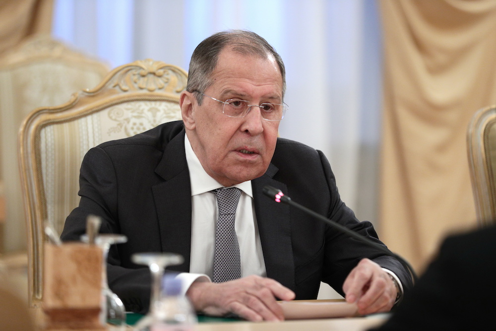 Russia's Foreign Minister Sergei Lavrov attends a meeting with members of Germany's Alternative for Germany (AfD) party in Moscow, Russia December 8, 2020. u00e2u20acu201d Reuters pic