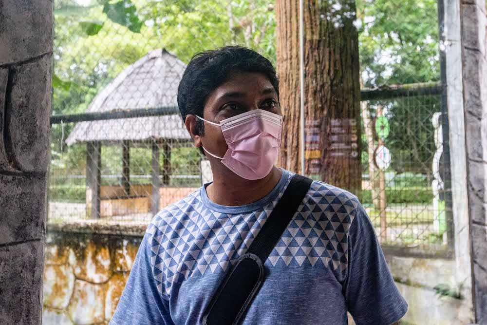 Sree Kumar said he has been going on drives with his son ever since travel across districts was permitted again during the CMCO. — Picture by Firdaus Latif