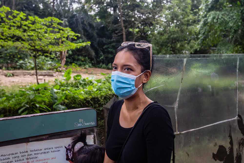 Shazreen said it was nice seeing families return to the zoo. — Picture by Firdaus Latif