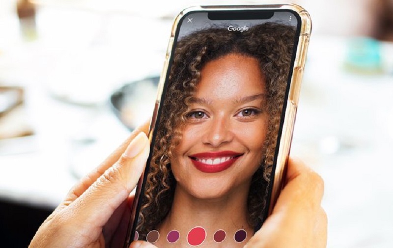 Google users can now virtually try on makeup and receive product recommendations before buying. u00e2u20acu201d Picture courtesy of Google