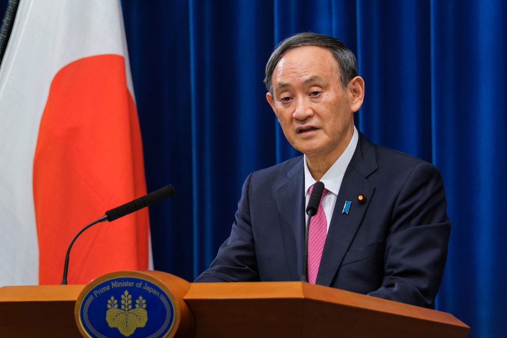 Japan's Prime Minister Suga Yoshihide delivers a speech during a news conference about the ongoing coronavirus disease (Covid-19) outbreak in Tokyo, Japan, December 25, 2020. u00e2u20acu201d Reuters pic