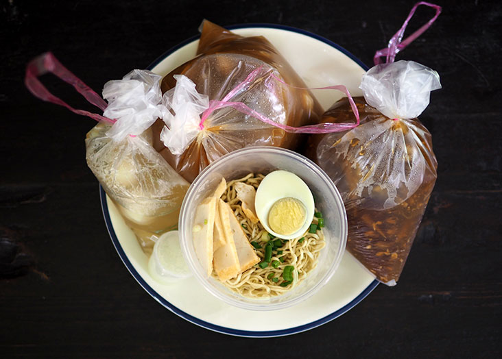 The restaurant doesn't offer delivery so pack home your favourites to enjoy