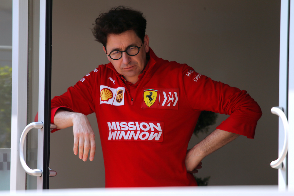 Ferrari team principal Mattia Binotto during the Azerbaijan Grand Prix at the Baku City Circuit in Baku, Azerbaijan, April 26, 2019. u00e2u20acu2022 Reuters pic