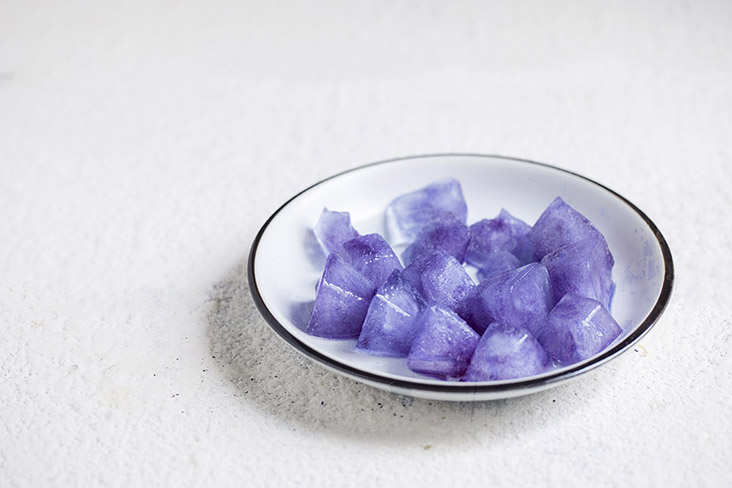 A delightful twist to conventional ice cubes.
