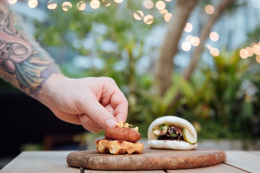 This undated handout from Eat Just released on December 19, 2020 shows a nugget made from lab-grown chicken meat at a restaurant in Singapore, which became the first country to allow meat created without slaughtering any animals to be sold. u00e2u20acu2022 AFP picnnn