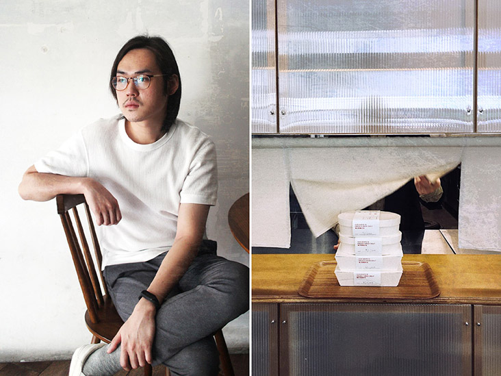 Jackson Ngew manages the backend operations for Hinode Bento, ensuring every order gets delivered.