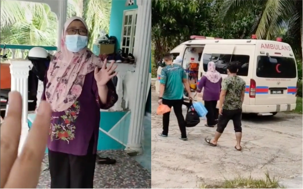 The pair parted ways at the family home in Kuala Selangor. u00e2u20acu201d Screengrabs from TikTok/fazyana_fc_ttglbc