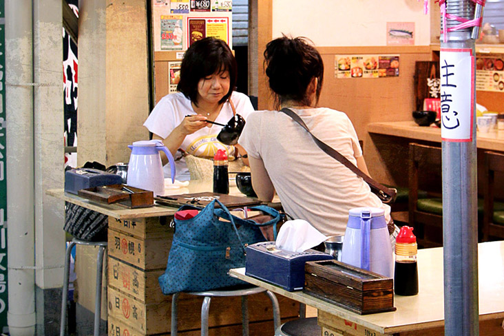 Tucking into a steaming bowl of 'oden', one can’t help but peel away the winter layers.