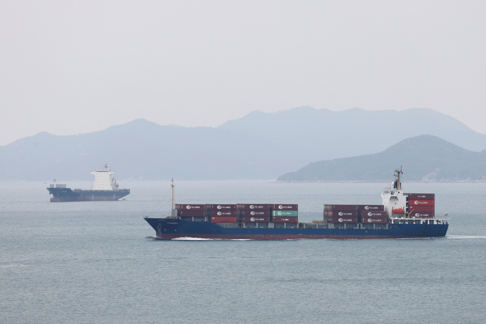 Cargo ships sail in Hong Kong, China December 9, 2020. u00e2u20acu201d Reuters picnn