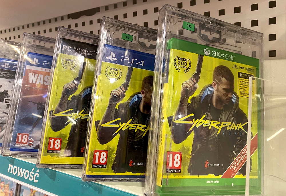 Boxes with CD Projekt's game Cyberpunk 2077 are displayed in Warsaw, Poland, December 14, 2020. u00e2u20acu2022 Reuters pic