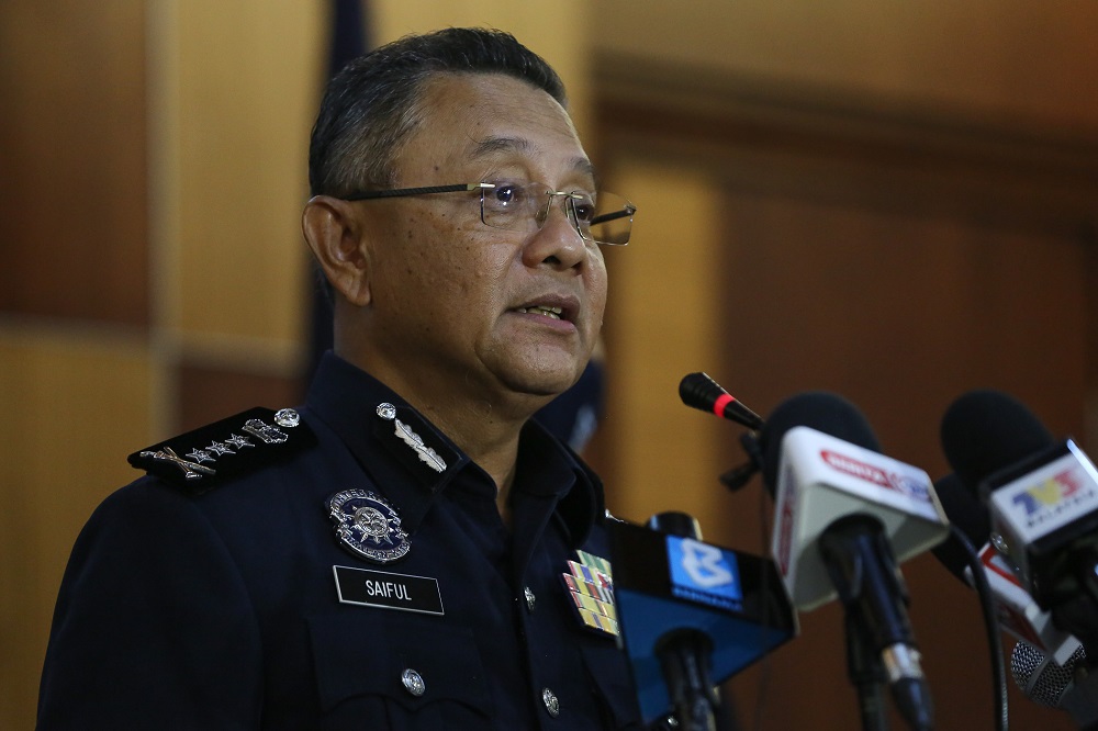 Kuala Lumpur police chief Datuk Saiful Azly Kamaruddin speaks during a press conference at the Kuala Lumpur contingen police headquarters, December 16, 2020. u00e2u20acu2022 Picture by Yusof Mat Isa