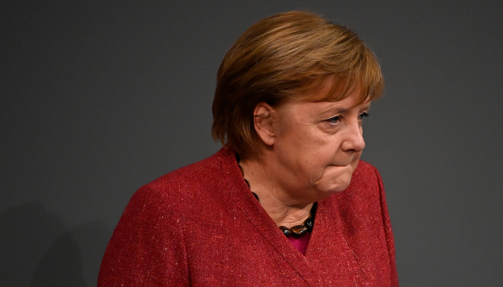 German Chancellor Angela Merkel speaks during a debate at the Bundestag (lower house of parliament) in Berlin December 9, 2020, on the eve of a EU summit. u00e2u20acu201d AFP pic