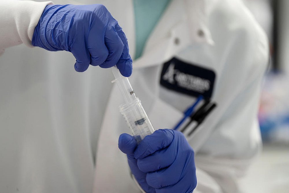 A scientist conducts research on a vaccine for the coronavirus at the laboratories of American pharmaceutical company Arcturus Therapeutics in San Diego, California March 17, 2020. u00e2u20acu201d Reuters pic