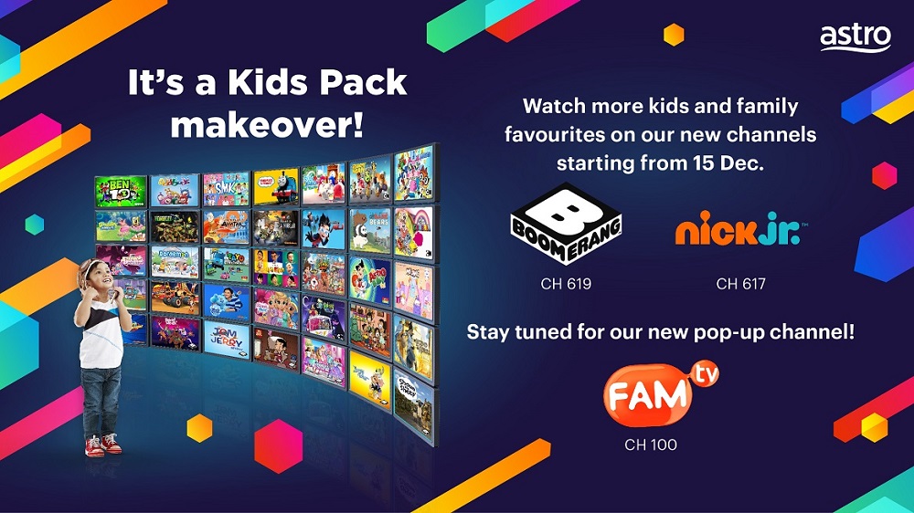 Astro’s refreshed kids pack offers new exciting programmes for children and the whole family. ― Picture courtesy of Astro