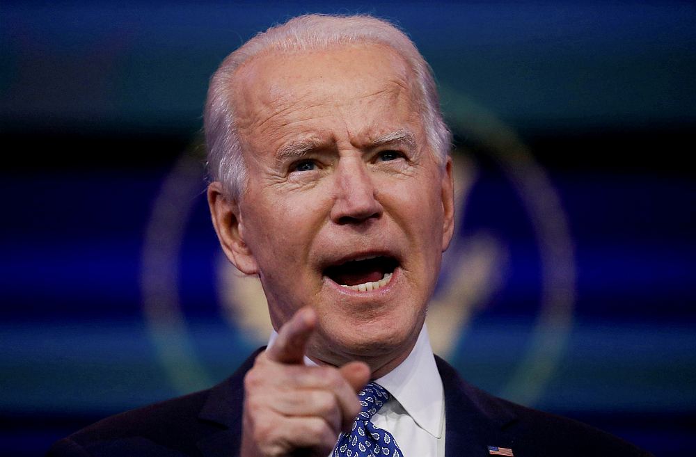 US President-elect Joe Biden speaks about the recent massive cyber attack against the US and also other Biden administration goals in Wilmington, Delaware December 22, 2020. u00e2u20acu201d Reuters pic