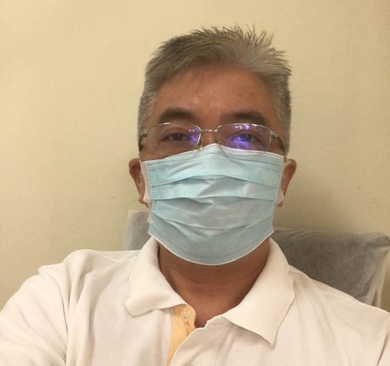 Dr Boo Cheng Hau said that he is making a good recovery after spending time in quarantine. u00e2u20acu201d Picture via Facebook/Boo Cheng Hau