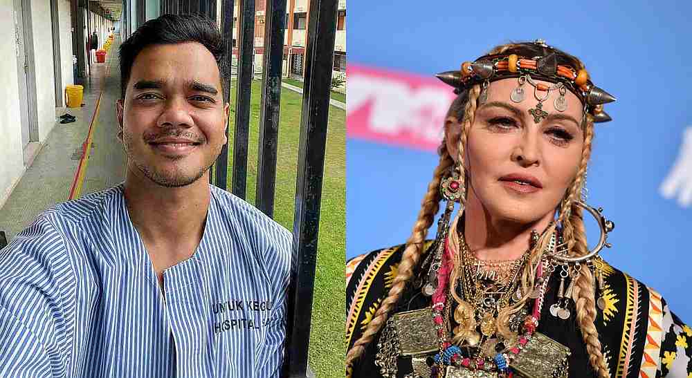 Various celebrities came down with Covid-19 this year, including Malaysian singer Alif Satar and American pop icon Madonna. u00e2u20acu201d Pictures from Instagram/alifsatar and AFP