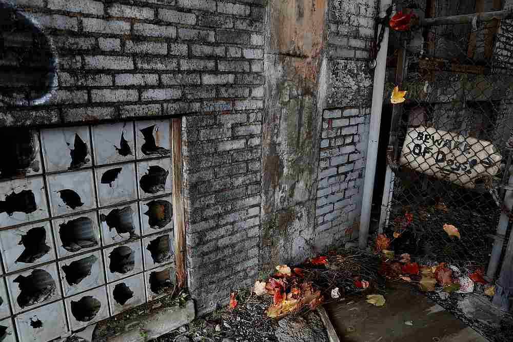 A sign is posted on a chained fence at the closed GE electric factory, which opened in 1913, in the Collinwood neighborhood of Cleveland, Ohio November 1, 2020. u00e2u20acu201d Reuters pic