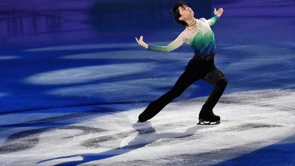 Yuzuru Hanyu (pictured skating in Seoul in February 2020) had been out of action since February after deciding his asthma made competing in this seasonu00e2u20acu2122s Grand Prix series too risky during the pandemic. u00e2u20acu201d AFP file pic