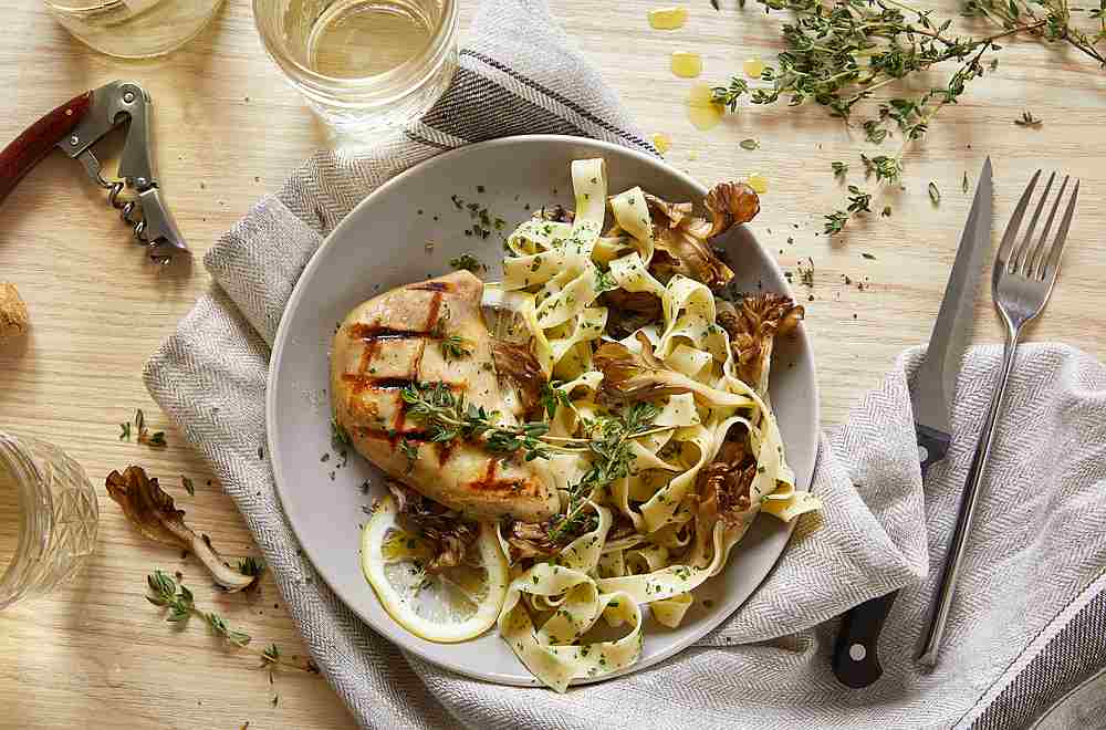 A dish made with lab-grown cultured chicken developed by Eat Just. u00e2u20acu201d Eat Just, Inc handout via Reuters