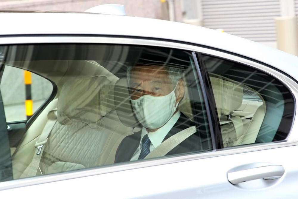 Singapore Prime Minister Lee Hsien Loong arriving at the Supreme Court November 30, 2020. u00e2u20acu201d TODAY picnn