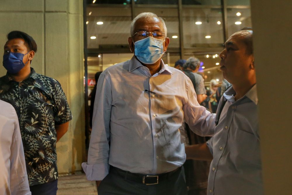 Umno vice president Datuk Seri Mahdzir Khalid leaves Menara Dato' Onn after the supreme council meeting December 8, 2020. u00e2u20acu201d Picture by Ahmad Zamzahuri
