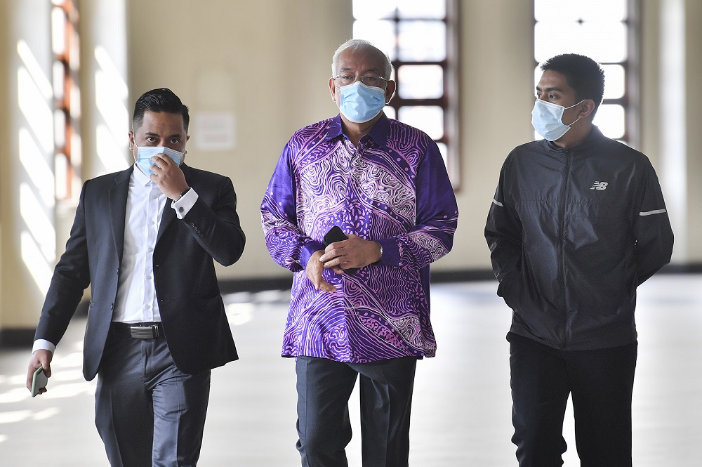 Former education minister Datuk Seri Mahdzir Khalid arrives at the Kuala Lumpur High Court December 11, 2020. 