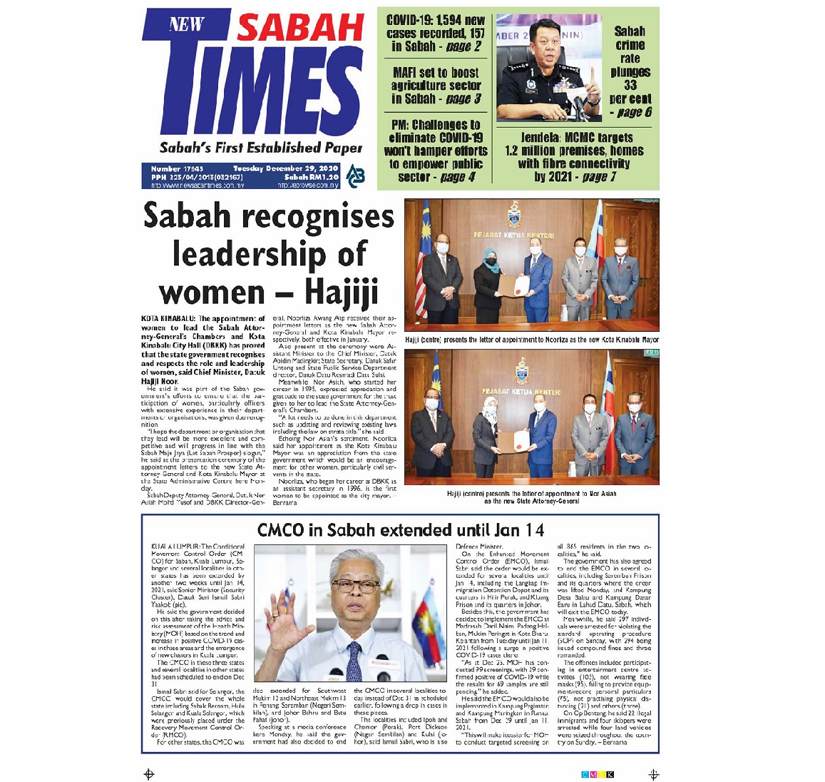 The New Sabah Times is stopping the presses for good after more than six decades as one of the stateu00e2u20acu2122s oldest and reputable news sources. u00e2u20acu2022 Picture via Facebook/New Sabah Times