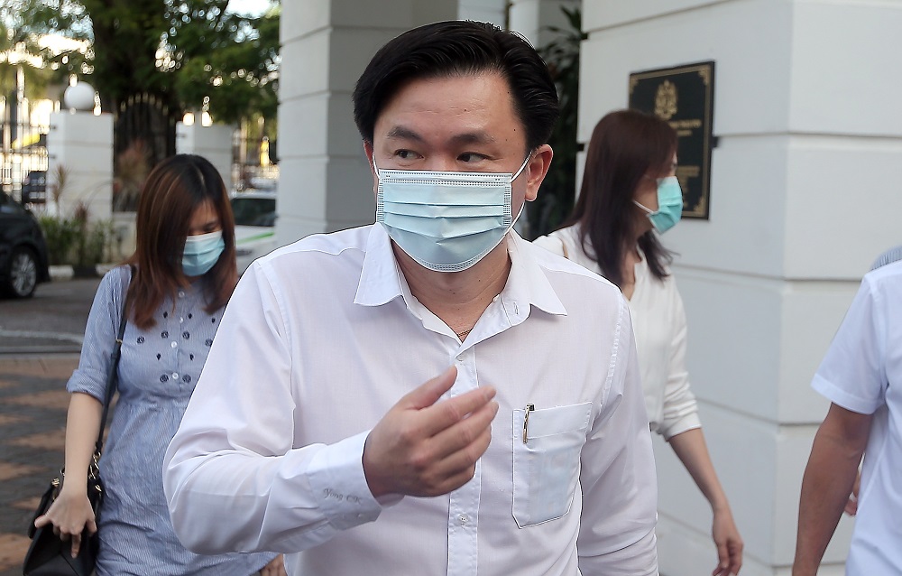Perak lawmaker Paul Yong Choo Kiong is pictured at the High Court in Ipoh December 21, 2020. u00e2u20acu2022 Picture by Farhan Najib
