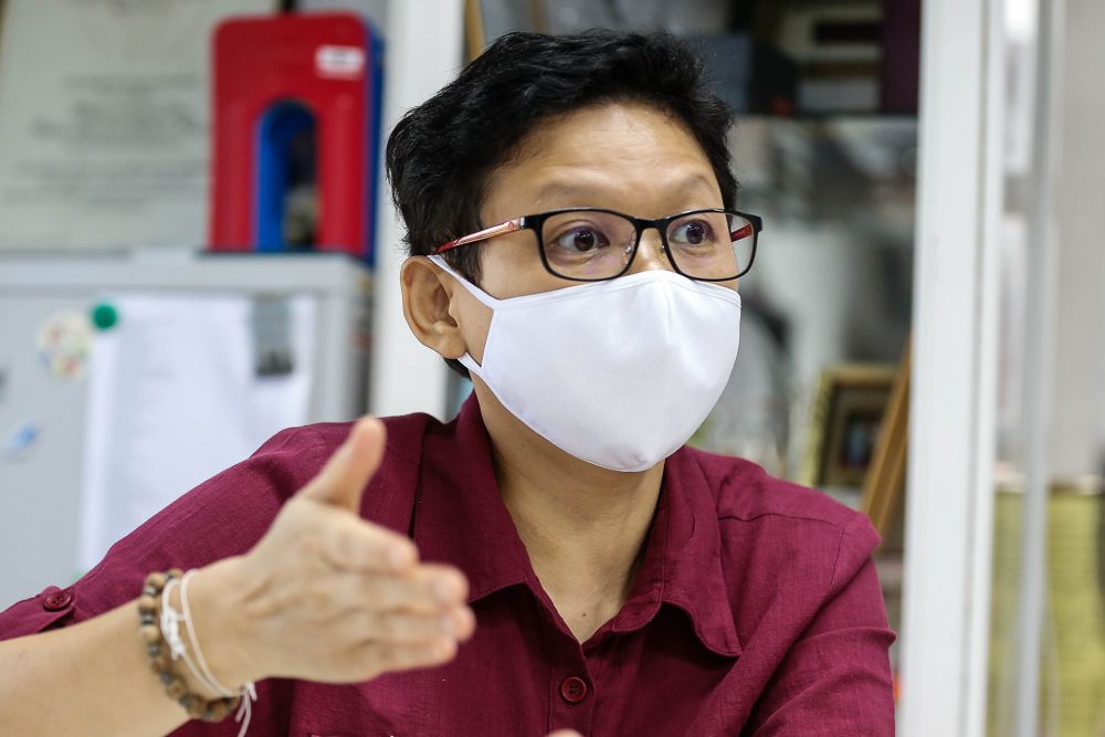 George Town World Heritage Incorporated General Manager Dr Ang Ming Chee speaks to Malay Mail during an interview in Lebuh Aceh December 15, 2020.  — Picture by Sayuti Zainudin