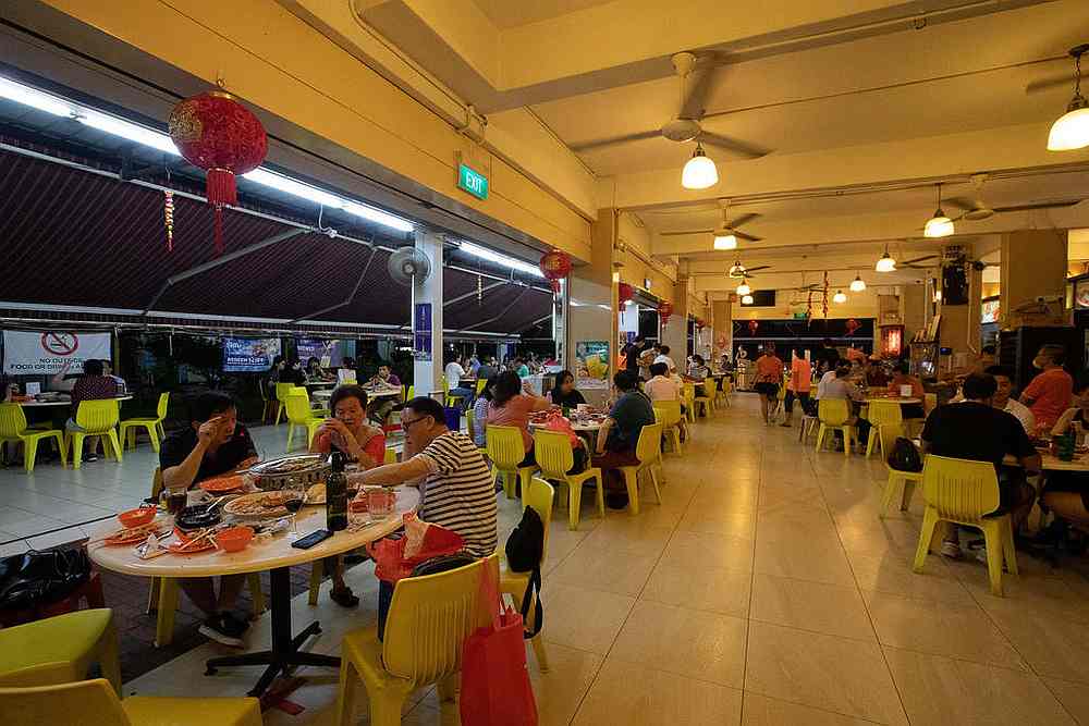 Customers of Keng Eng Kee Seafood restaurant, located at 124 Bukit Merah Lane, having their meals December 15, 2020. u00e2u20acu201d TODAY pic