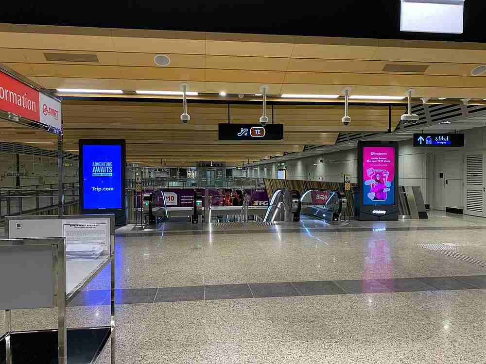 There was no train service between Woodlands South, Woodlands North and Woodlands, which connects commuters from the Thomson-East Coast Line to the North-South Line in Singapore. u00e2u20acu201d TODAY pic