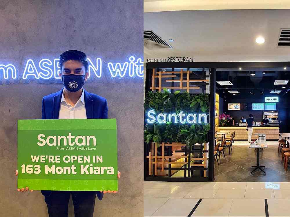 Former Youth and Sports Minister Syed Saddiq Syed Abdul Rahman announces his business venture with Santan. u00e2u20acu201d Picture courtesy of Facebook/Syed Saddiq Syed Abdul Rahman