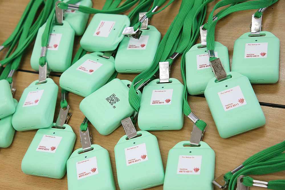 To get their TraceTogether tokens (pic), residents are encouraged to visit the TokenGoWhere website or look out for posters put up on the community notice boards for updates on the collection period and collection venues near their homes. u00e2u20acu201d TODAY pic