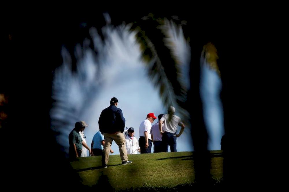 US President Donald Trump plays golf at the Trump International Golf Club in West Palm Beach, Florida, US, December 27, 2020. u00e2u20acu201d Reuters pic